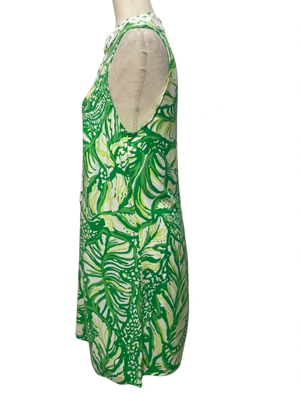 Lilly Pulitzer Jane Shift Dress Coco Loco Toucan Green Size 8 - Picture 4 of 10
